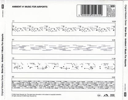 Ambient 1: Music for Airports — Brian Eno back cover