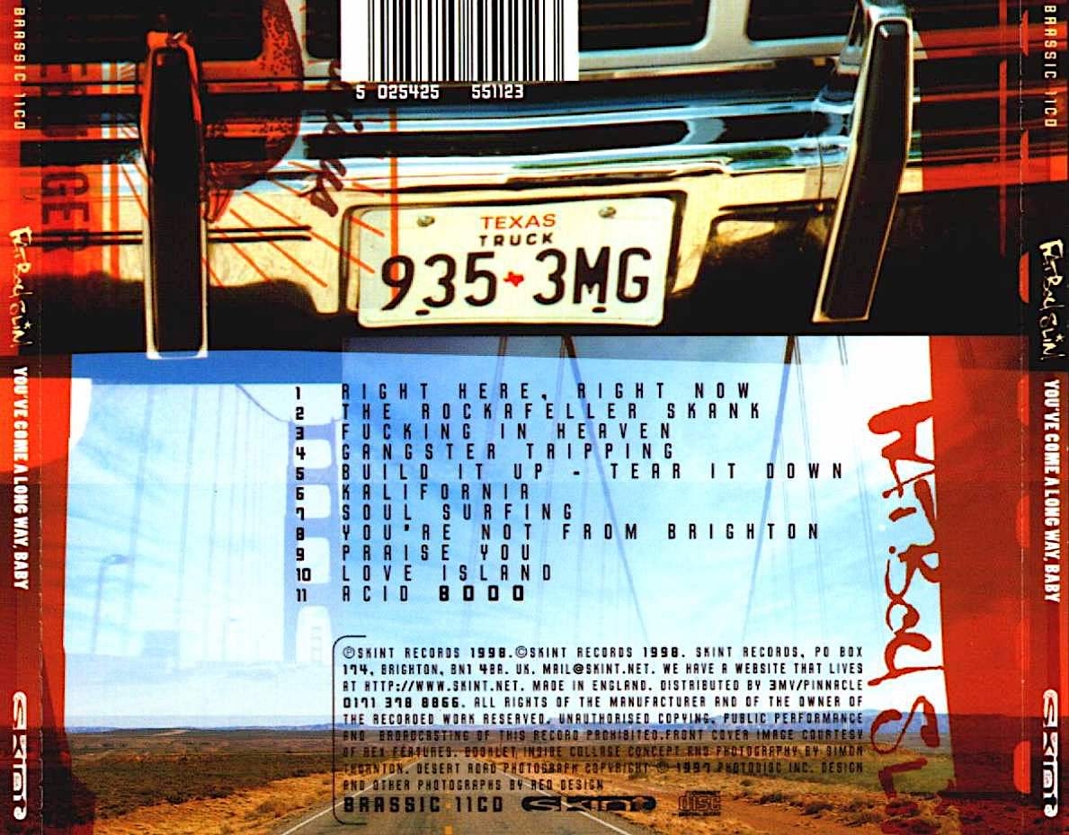 You've Come a Long Way, Baby — Fatboy Slim back cover