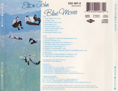 Blue Moves — Elton John back cover
