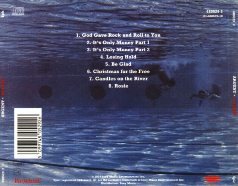In Deep — Argent back cover