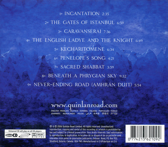 An Ancient Muse — Loreena McKennitt back cover