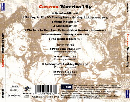 Waterloo Lily — Caravan back cover