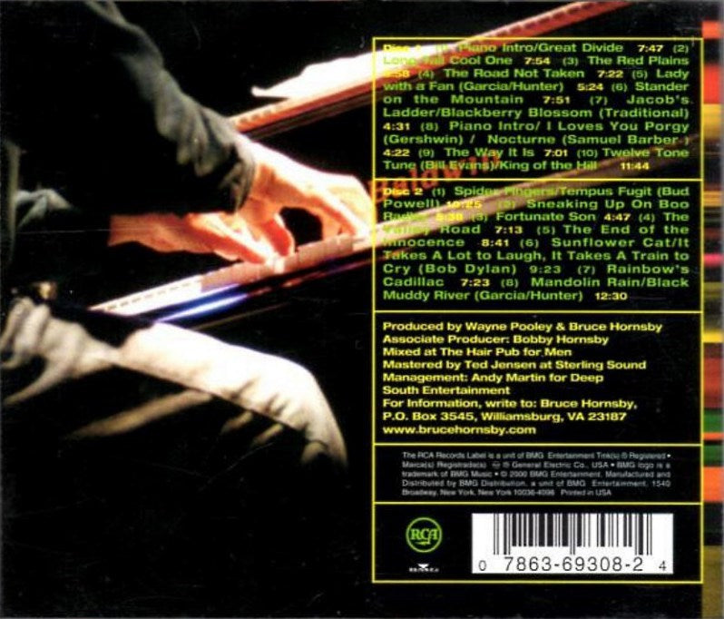 Here Come the Noise Makers — Bruce Hornsby back cover
