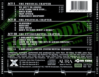 Forbidden — John Kerr back cover