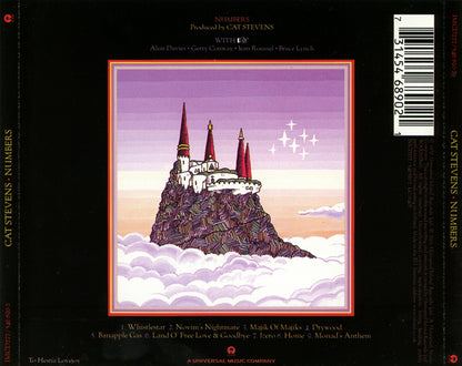 Numbers — Cat Stevens back cover