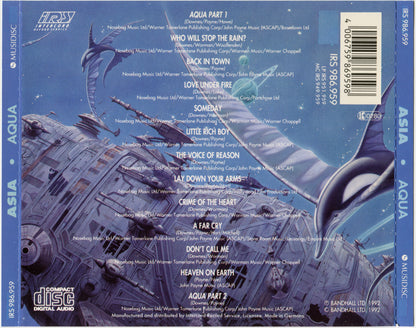 Aqua — Asia back cover